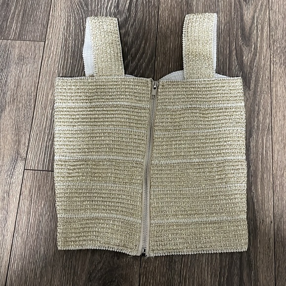 New without tags- micas gold boustier top - Picture 2 of 4